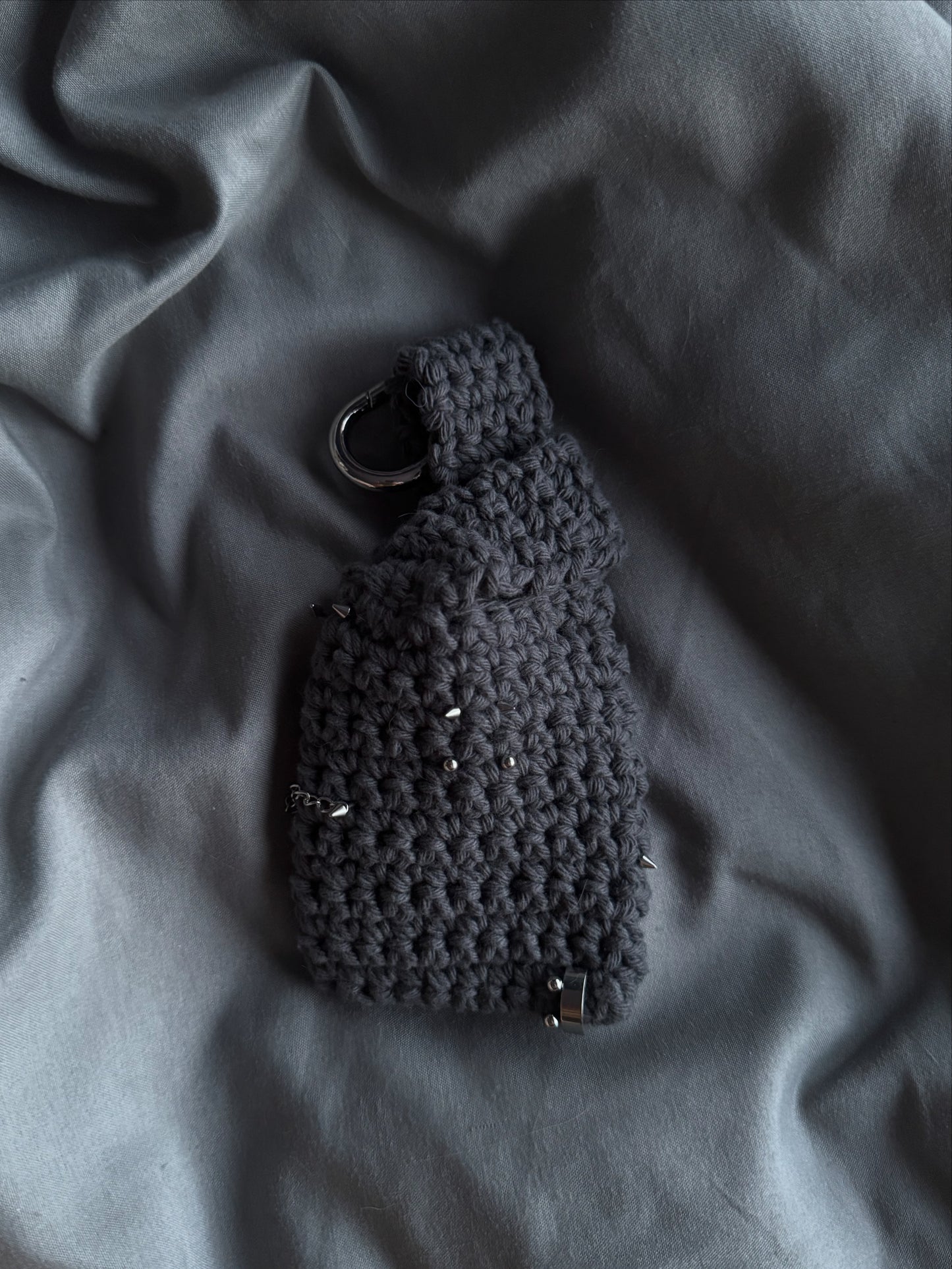 MINMIN - INITIAL [THORN] Tote Keyring