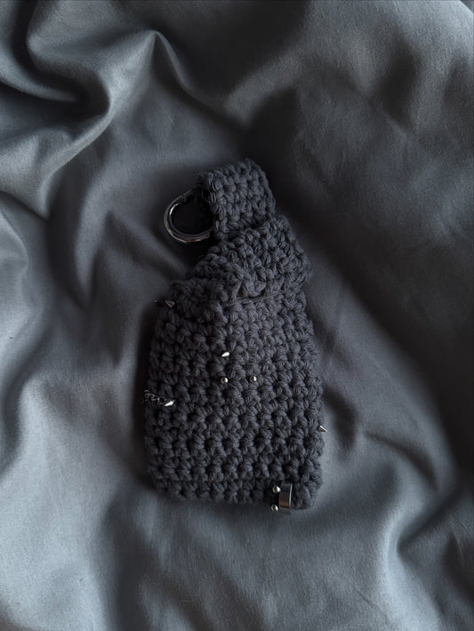 MINMIN - INITIAL [THORN] Tote Keyring